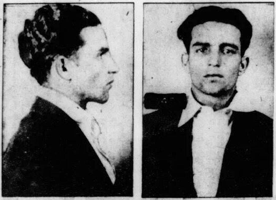 Карлос Марчело при един от първите му арести.