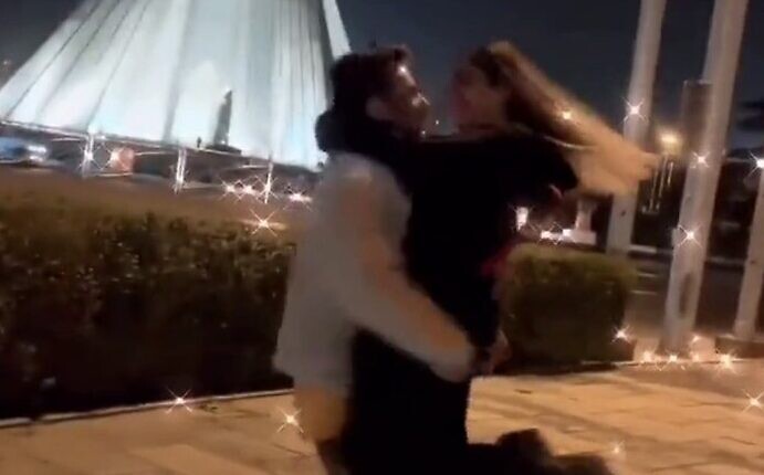 "Публична проституция": 10 години затвор за двойка, танцувала романтично в Техеран