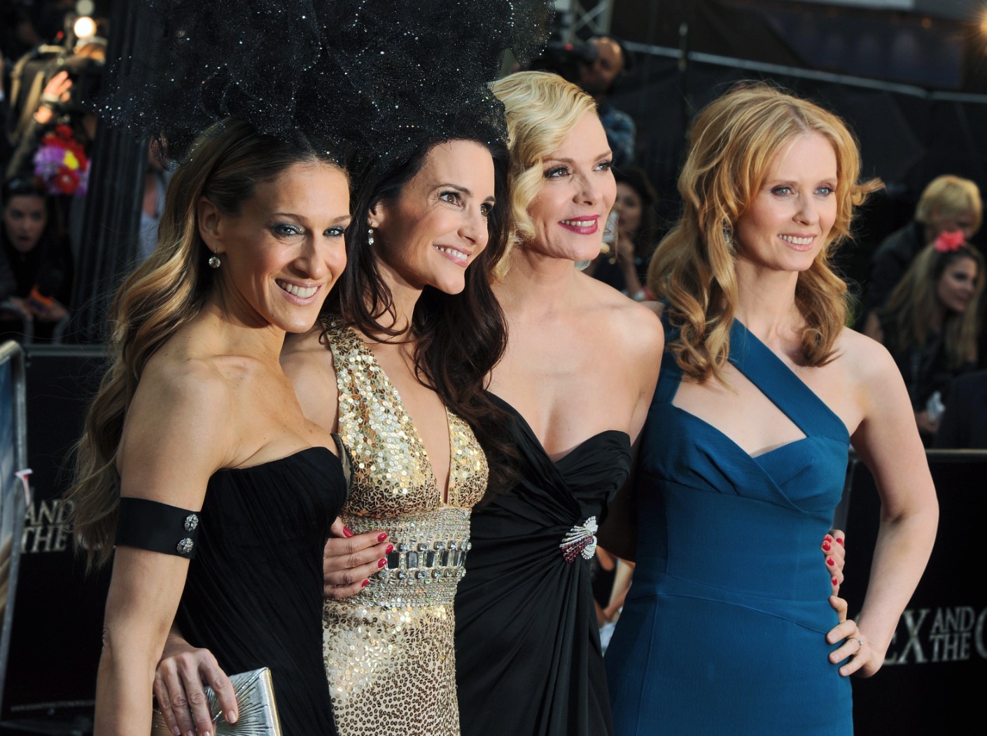 Актрисите Сара Джесика Паркър, Кристин Дейвис, Ким Катрал и Синтия Никсън, изпълнили главните роли в "Сексът и градът"