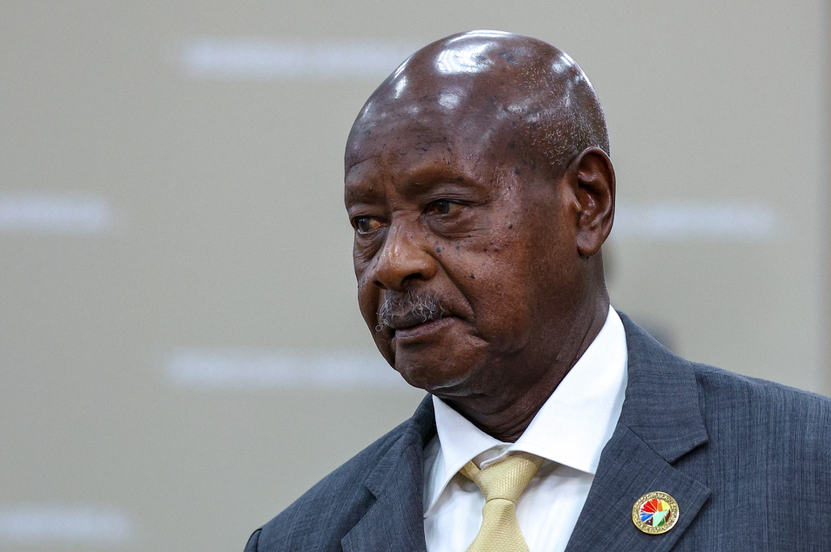 На снимката: президентът на Уганда Йовери Мусевени