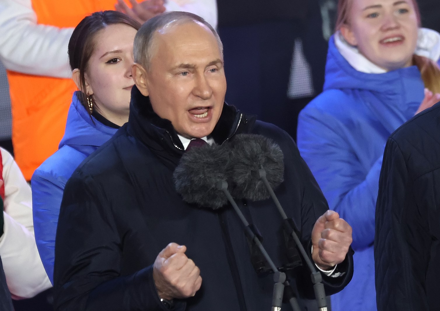 Путин на Червения площад