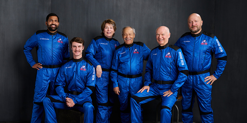 Екипажът на Blue Origin
