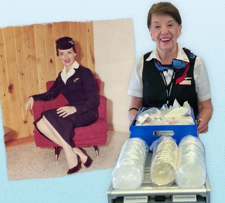 Почина Бети Неш - най-възрастната стюардеса в света